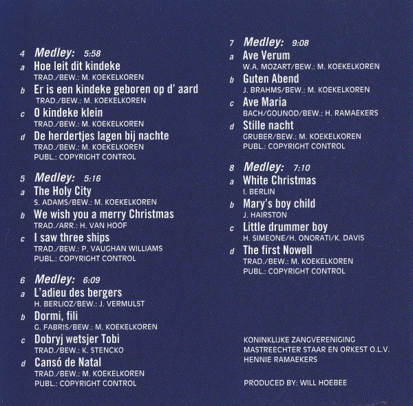 De Mastreechter Staar : Kerst Met Mastreechter Staar (CD, Comp)