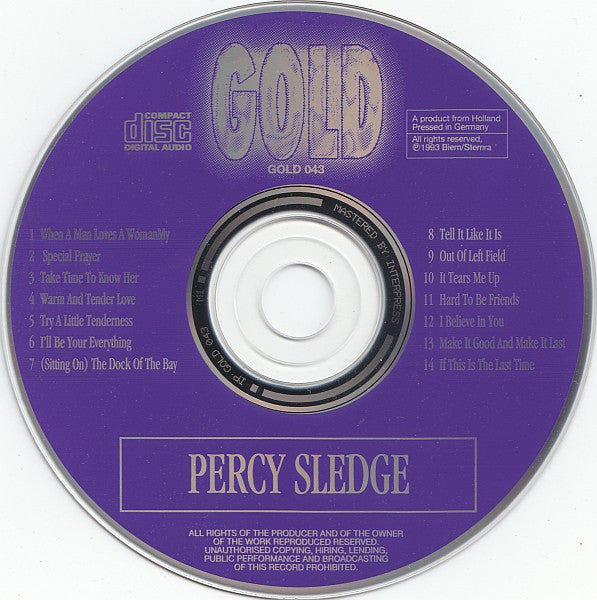 Percy Sledge : Gold (CD, Comp)