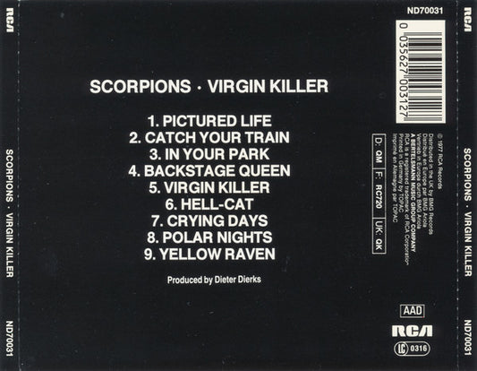 Scorpions : Virgin Killer (CD, Album, RE)
