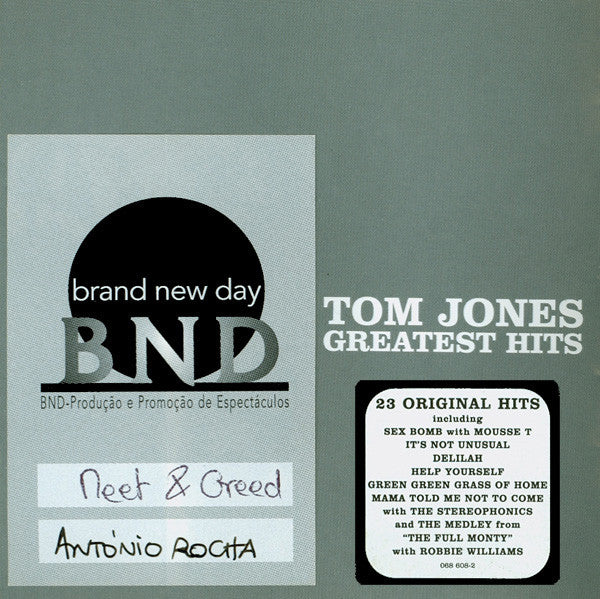 Tom Jones : Greatest Hits (CD, Comp)