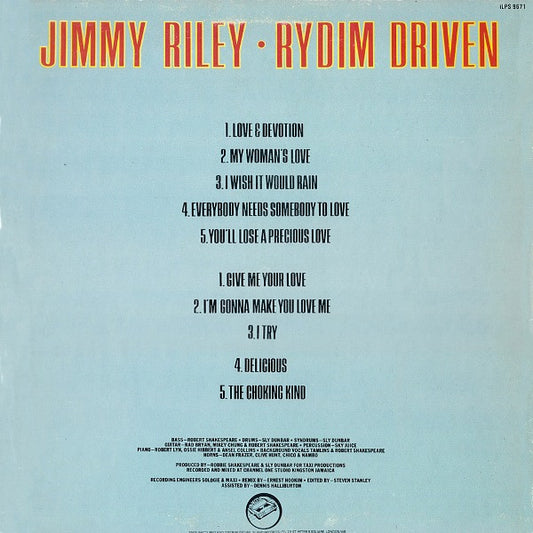 Jimmy Riley : Rydim Driven (LP, Album)