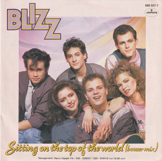 Blizz (9) : Sitting On Top Of The World (7", Single)