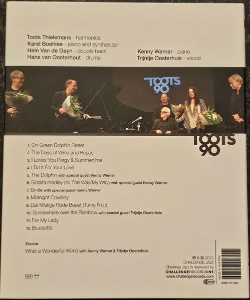 Toots Thielemans Special Guests: Kenny Werner, Trijntje Oosterhuis : Live At Le Chapiteau, Opèra De Liège, May 17, 2012 (Toots 90) (Blu-ray, Album)
