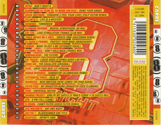 Various : Carré 8 (CD, Mixed)