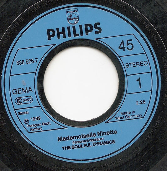 Soulful Dynamics : Mademoiselle Ninette (7", Single, RE)