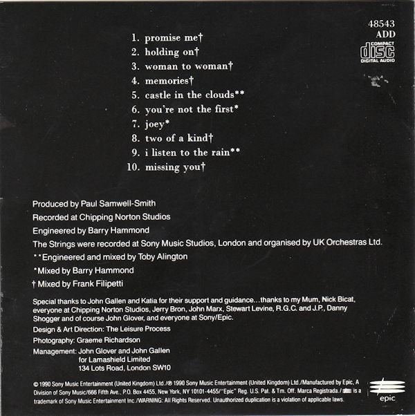 Beverley Craven : Beverley Craven. (CD, Album)
