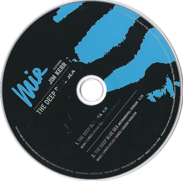 Mirjam Timmer Featuring Jim Kerr : The Deep Blue Sea (CD, Single)