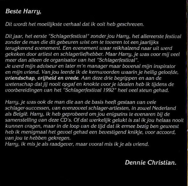 Various : Harry Thomas' Schlager Festival '92 Volume 2 (CD, Comp)