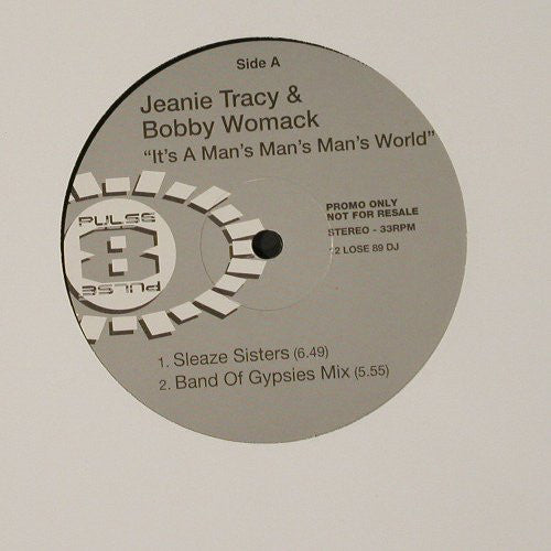 Jeanie Tracy & Bobby Womack : It's A Man's Man's Man's World (12", Promo)