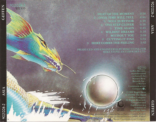 Asia (2) : Asia (CD, Album, RE)