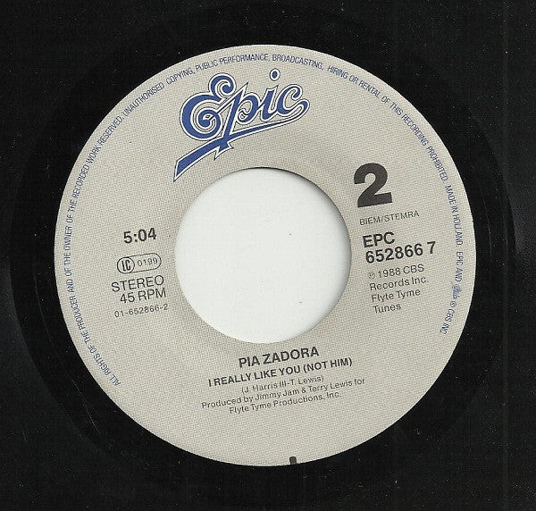 Pia Zadora : Dance Out Of My Head (7", Single)