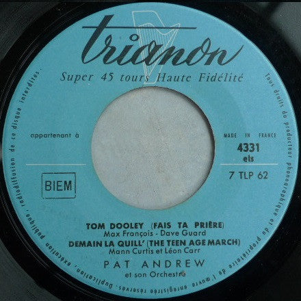 Pat Andrew Et Son Ensemble Et La Chorale Enfantine Trianon : La Marche Des Gosses, Du Film "L'auberge Du 6ème Bonheur" (7", EP)
