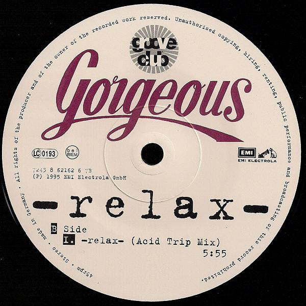 Gorgeous : Relax (12")