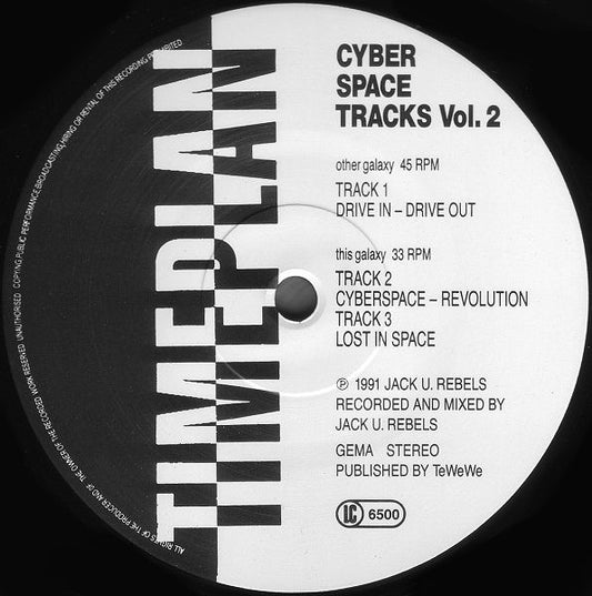 Jack U Rebels : Cyber Space Tracks Vol. 2 (12")