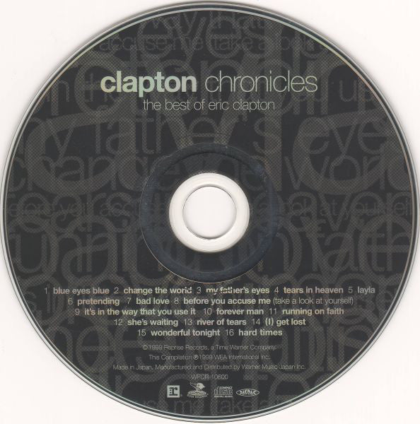 Eric Clapton = Eric Clapton : Clapton Chronicles - The Best Of Eric Clapton = ベスト・オブ・エリック・クラプトン (CD, Comp)