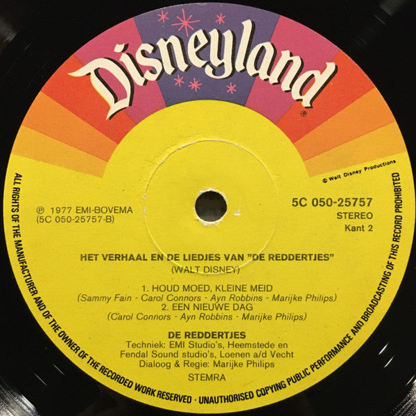 Various : Het Verhaal En De Liedjes Van De Reddertjes (LP, Album)