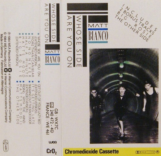 Matt Bianco : Whose Side Are You On (Cass, Album, CrO)