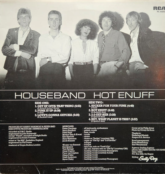 Houseband : Hot Enuff (2x12", Promo)