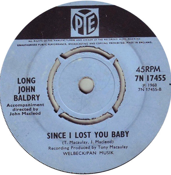 Long John Baldry : Hold Back The Daybreak (7", Single, Pus)