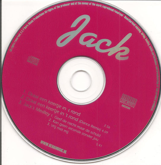 Jack Kunkels : Draai Een Keertje In Het Rond (CD, Single)