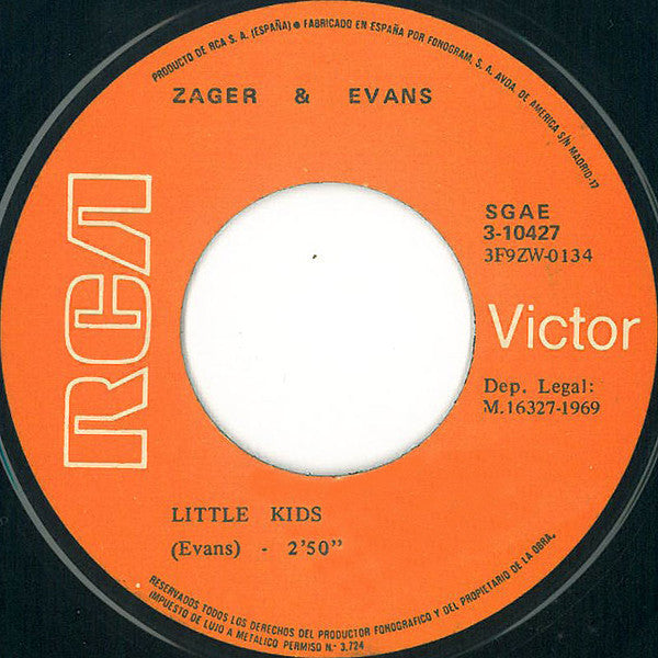 Zager & Evans : En El Año 2525 = In The Year 2525 (7", Single)