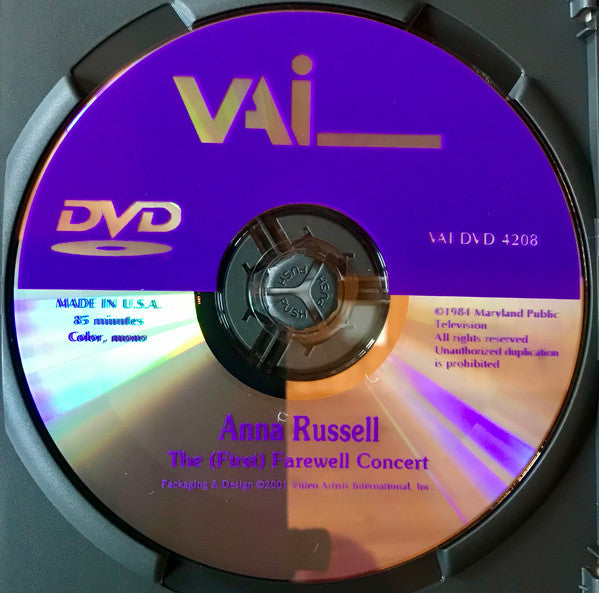 Anna Russell : The (First) Farewell Concert (DVD-V, Mono)