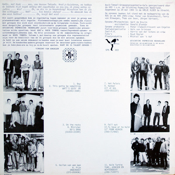 Various : Rock Tempel Volume 1 (LP, Comp)