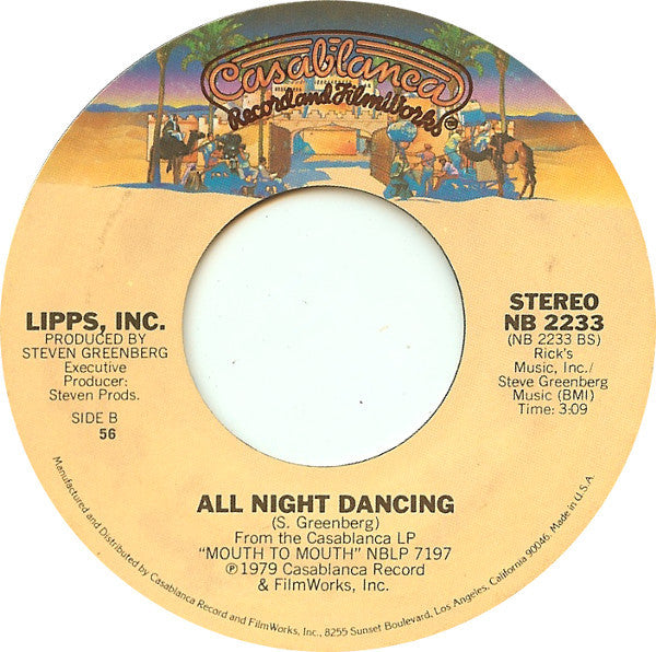 Lipps, Inc. : Funkytown (7", Single, Styrene, 56)