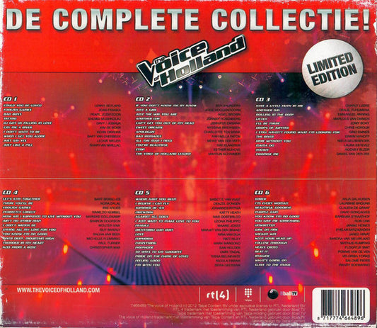 Various : The Voice Of Holland - De Complete Collectie! (The Songs Seizoen 1-3) (2xCD, Comp + 2xCD, Comp + 2xCD, Comp + Box, Ltd)