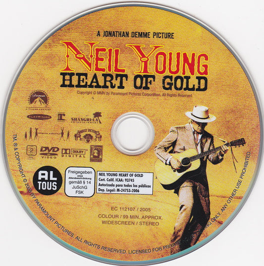 Neil Young : Heart Of Gold (2xDVD-V, Copy Prot., PAL, DTS)