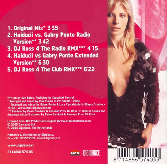 Haiducii : Dragostea Din Tei (CD, Single)