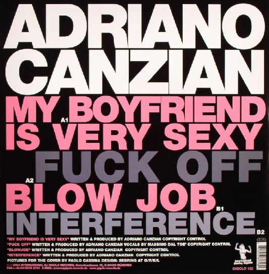Adriano Canzian : My Boyfriend Is Very Sexy (12")
