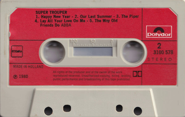 ABBA : Super Trouper (Cass, Album)