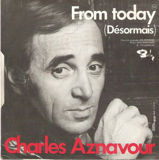 Charles Aznavour : The "I Love You" Song (Je T'aime) (7", Single)