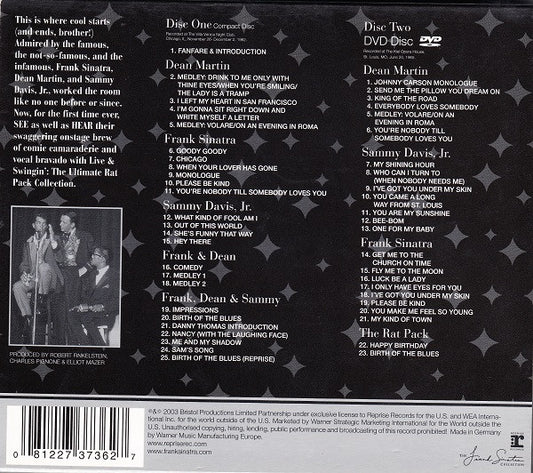 The Rat Pack : Live And Swingin' (The Ultimate Rat Pack Collection) (CD, Comp + DVD-V)