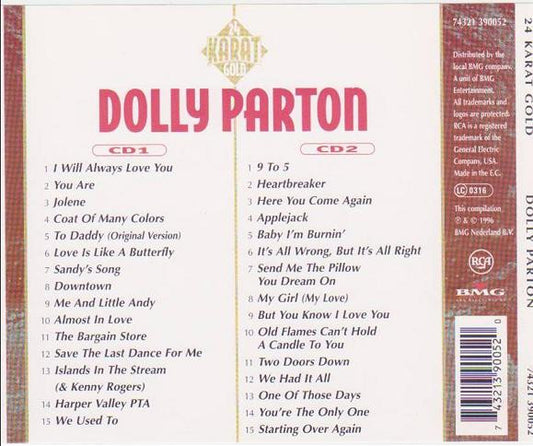 Dolly Parton : 24 Karat Gold (2xCD, Comp)