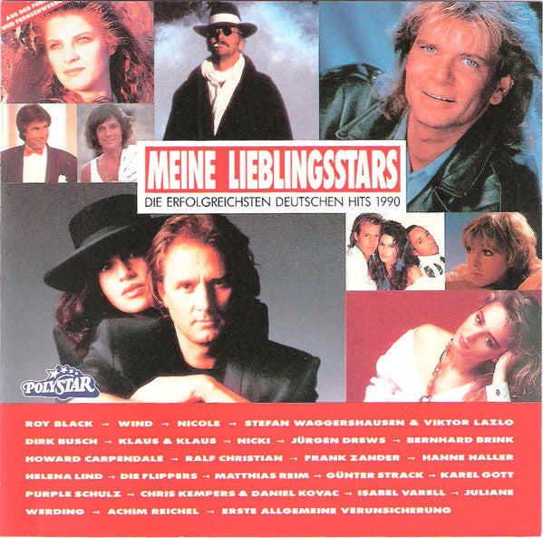 Various : Meine Lieblingsstars - Die Erfolgreichsten Deutschen Hits 1990 (2xCD, Comp)
