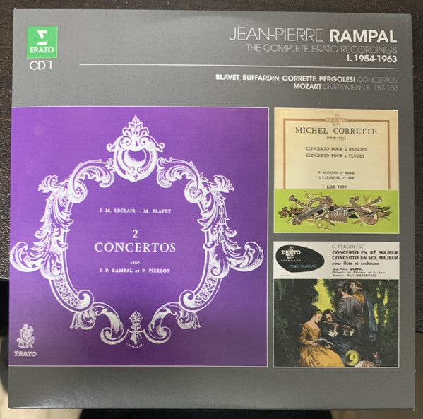 Jean-Pierre Rampal : The Complete Erato Recordings I. 1954-1963 (10xCD, Comp, Mono + Box)