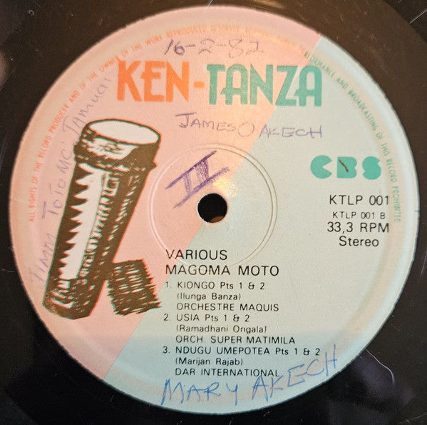 Various : Magoma Moto (LP, Comp)