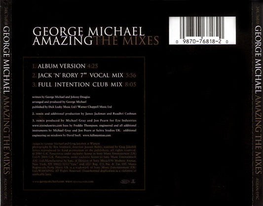 George Michael : Amazing (The Mixes) (CD, Single)