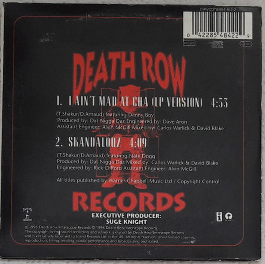 2Pac : I Ain't Mad At Cha (CD, Single, Car)