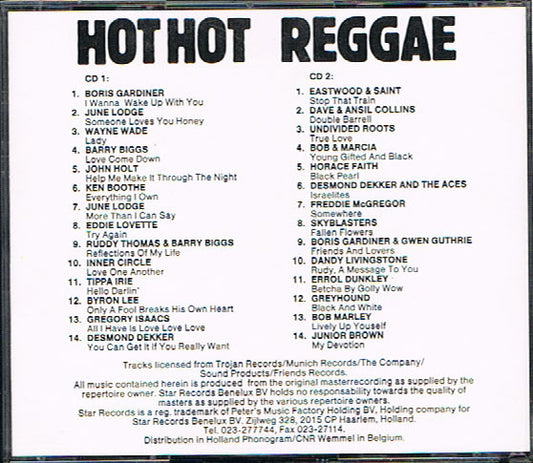 Various : Hot Hot Reggae (2xCD, Comp)
