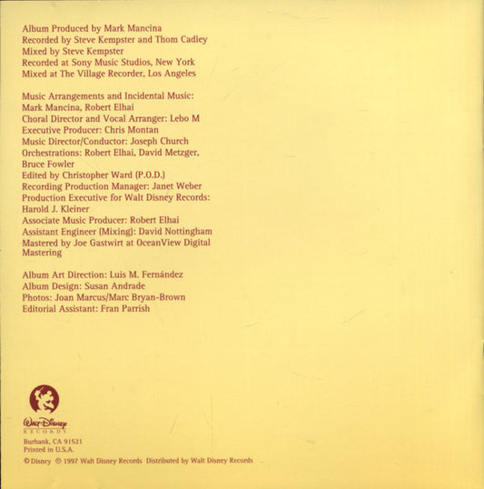 Various : The Lion King - Original Broadway Cast Recording (CD, Album)