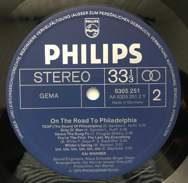 Kai Warner : On The Road To Philadelphia (LP, Album)