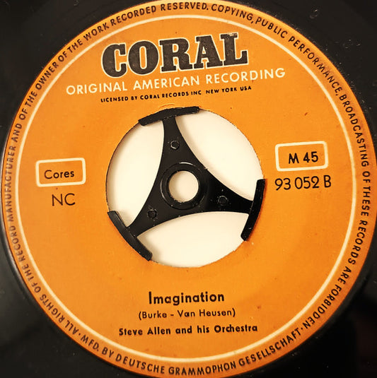 Steve Allen (3) With George Cates And His Orchestra : Autumn Leaves / Imagination (7", Single)