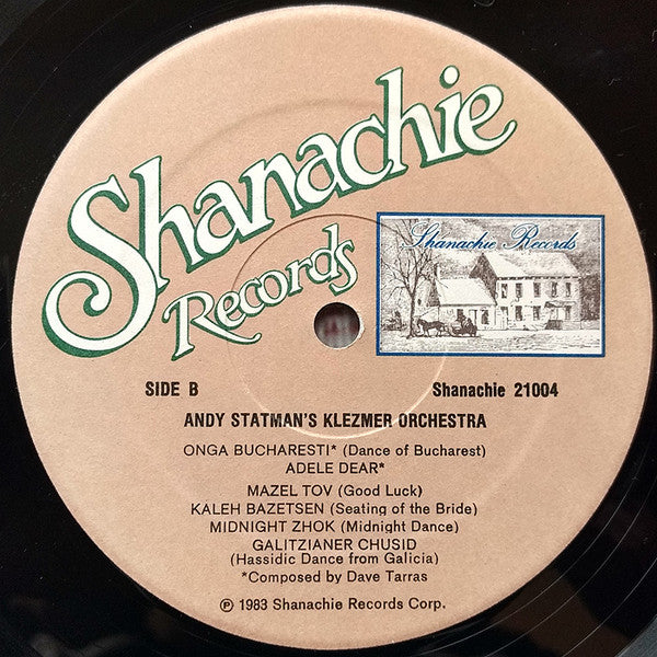 The Andy Statman Klezmer Orchestra : The Andy Statman Klezmer Orchestra (LP, Album)