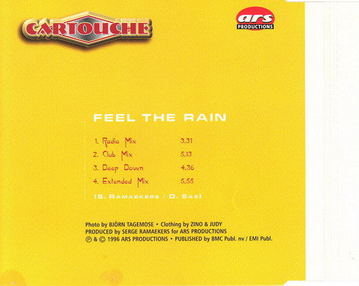 Cartouche : Feel The Rain (CD, Maxi)