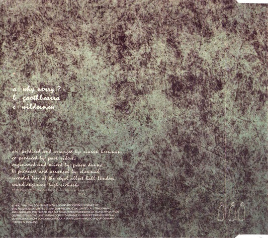 Clannad : Why Worry? (CD, Single)