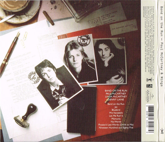 Wings (2) : Band On The Run (CD, Album, RE, RM, Car)