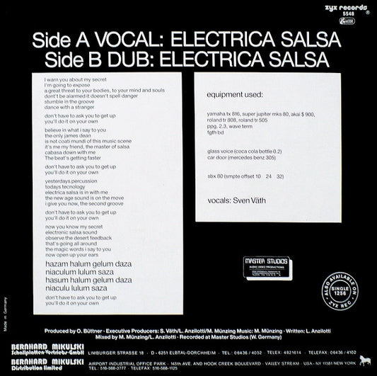 Off : Electrica Salsa (Baba Baba) (12", Maxi, RM )
